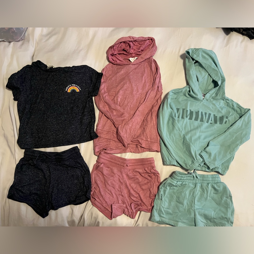 Kids Matching Set Bundle - Navy R+R, pink R+R, green Runway.